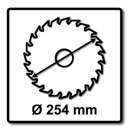 Set di lame circolari Festool Panther 2x PW24 254 x 2,4 x 30 mm ( 2x 575974 ) per sega circolare TKS 80