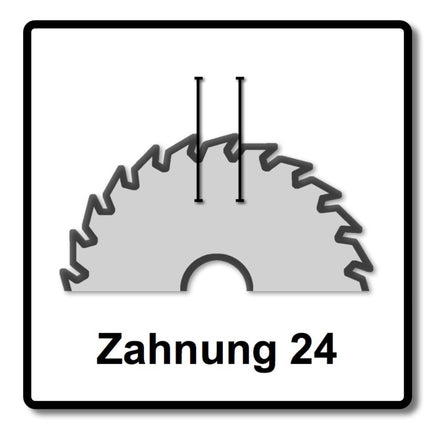 Set di lame circolari Festool Panther 2x PW24 254 x 2,4 x 30 mm ( 2x 575974 ) per sega circolare TKS 80