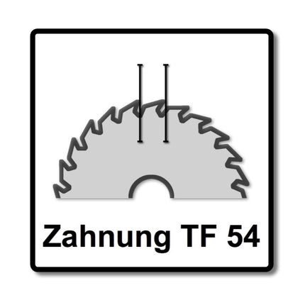 Festool Spezial Kreissägeblatt Set 2x HW 190 x 2,6 FF Fast Fix TF54 190 mm ( 2x 492052 ) 54 Zähne - Toolbrothers