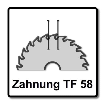 Set di lame circolari speciali Festool TF58 3x 190 x 2,6 mm 190 mm ( 3x 492051 ) 58 denti