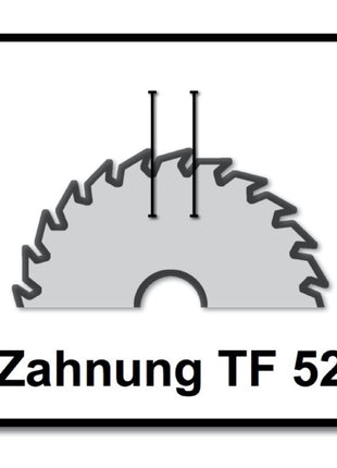 Festool Spezial Kreissägeblatt Set 3x HW 160 x 20 x 2,2 mm TF52  ( 3x 496306 ) 160 mm 52 Zähne - Toolbrothers