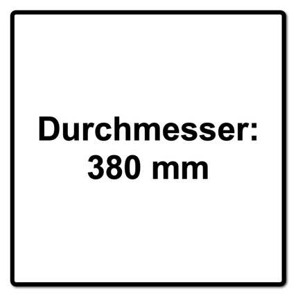 Lama falciante Makita 380 mm ( 191D41-2 ) Lama per tosaerba a batteria DLM 382