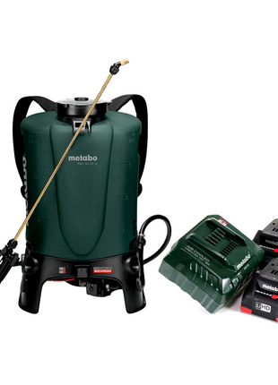 Metabo RSG 18 LTX 15 Akku Rückensprühgerät 18 V 15 L 3,0 Bar + 2x Akku 4,0 Ah + Ladegerät