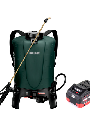 Pulvérisateur à dos à batterie Metabo RSG 18 LTX 15 18 V 15 L 3,0 bar + 1x batterie 5,5 Ah - sans chargeur