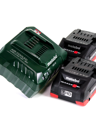 Metabo BS 18 LTX BL I Akku Bohrschrauber 18 V 120 Nm + 2x Akku 4,0 Ah + Ladegerät + metaBOX