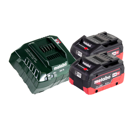 Metabo BS 18 LTX BL I Akku Bohrschrauber 18 V 120 Nm + 2x Akku 8,0 Ah + Ladegerät + metaBOX