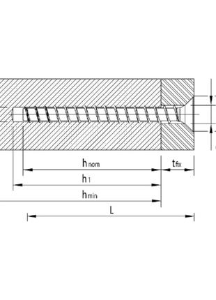 HECO MULTI MONTI plus F Schraubanker 6,0 x 140 mm 200 Stück ( 4x 48507 ) Betonschraube, Senkkopf, T-Drive, verzinkt blau, A2K