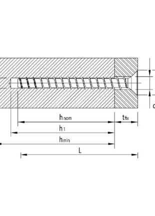 HECO MULTI MONTI plus F Schraubanker 6,0 x 70 mm 400 Stück ( 4x 48499 ) Betonschraube, Senkkopf, T-Drive, verzinkt blau, A2K