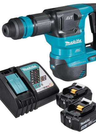 Makita DHK 180 RF Akku Meißelhammer 18 V 3,1 J SDS Plus Brushless + 2x Akku 3,0 Ah + Ladegerät