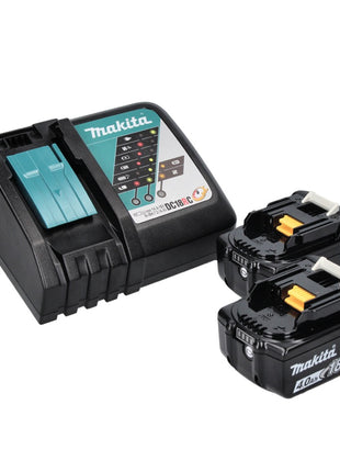 Martillo cincelador a batería Makita DHK 180 RM 18 V 3,1 J SDS Plus Brushless + 2x batería 4,0 Ah + cargador