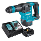 Martillo cincelador a batería Makita DHK 180 RT1 18 V 3,1 J SDS Plus Brushless + 1x batería 5,0 Ah + cargador