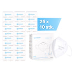 Shengang 250x FFP2 Maske CE zertifiziert Apotheken konform Mund Atem Nasen Schutz 5-Lagig ISO9001:2015 / EN149 2001 A1:2009