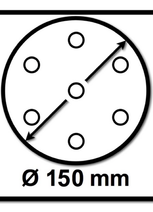 Mirka BASECUT Schleifscheiben 150 mm P100 100 Stk. ( 2261109910 ) Grip 15 Loch - Toolbrothers