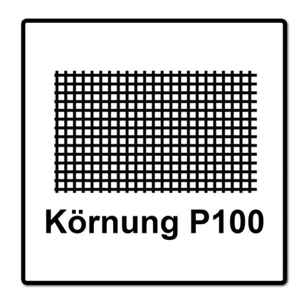 Mirka BASECUT Rotolo di carta abrasiva universale 115 mm x 50 m / P100 - ( 2251100110N )