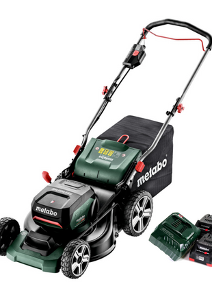 Metabo RM 36-18 LTX BL 46 Akku Rasenmäher 36 V ( 2x 18 V ) 46 cm Brushless + 2x Akku 4,0 Ah + Ladegerät - Toolbrothers