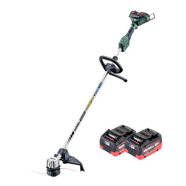 Metabo FSD 36-18 LTX BL 40 Decespugliatore a batteria 36 V ( 2x 18 V ) impugnatura rotonda brushless + 2x batteria 5,5 Ah - senza caricabatterie