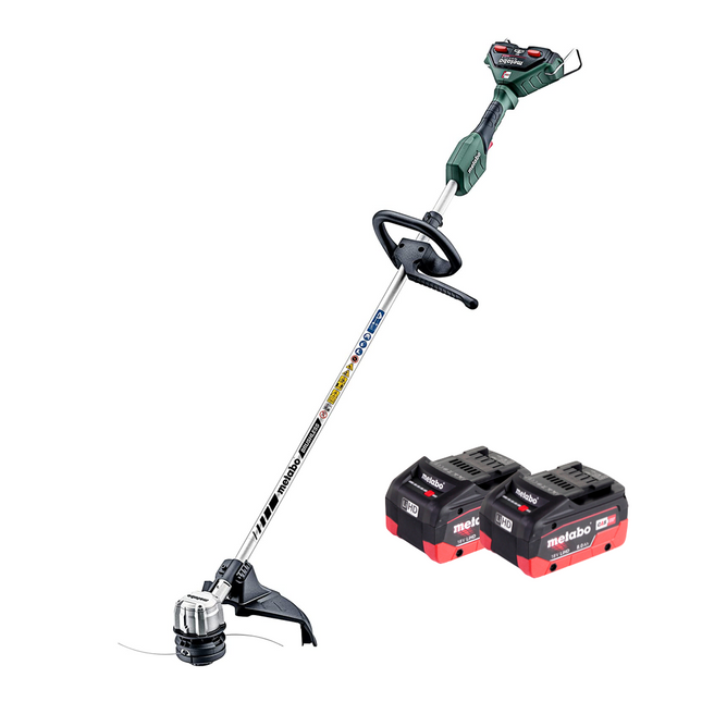 Metabo FSD 36-18 LTX BL 40 Decespugliatore a batteria 36 V ( 2x 18 V ) impugnatura rotonda brushless + 2x batteria 8,0 Ah - senza caricabatterie