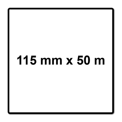 Mirka BASECUT Schleifpapier 115 mm x 50 m P120 2x Schleifrolle ( 2x 2251100112N ) Universal Schleifpapier