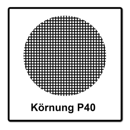 Mirka BASECUT Schleifscheiben 150 mm P40 100 Stk. ( 2x 2261105040 ) Grip 15 Loch