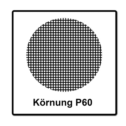 Mirka BASECUT Schleifscheiben 150 mm P60 200 Stk. ( 4x 2261105060 ) Grip 15 Loch