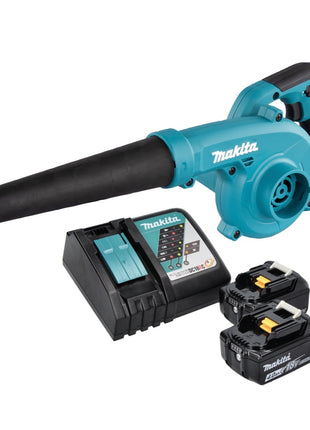 Makita DUB 185 RM Akku Laubbläser Gebläse 18 V + 2x Akku 4,0 Ah + Ladegerät