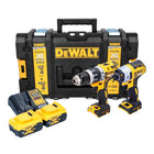Pacchetto combinato a batteria DeWalt DCK 266 P2T 18 V Trapano a percussione DCD 796 + Avvitatore a percussione DCF 887 + 2x batteria ricaricabile 5,0 Ah + caricabatterie + TSTAK