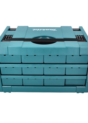 Makita MAKSTOR 3.12 Maleta de herramientas 12 cajones (P-84327) 395 x 295 x 215 mm