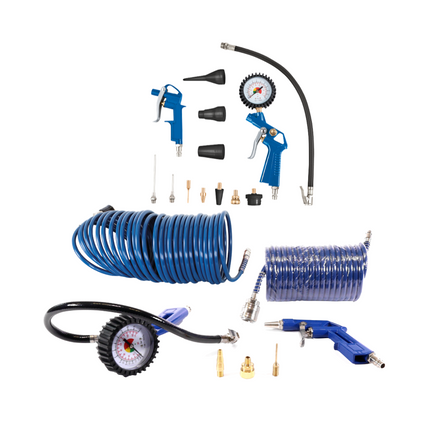 Scheppach HC06 Kompressor 1200 W 6 Liter 8 Bar ( 5906132901 ) + 13 tlg. Zubehörset ( 7906100735 )