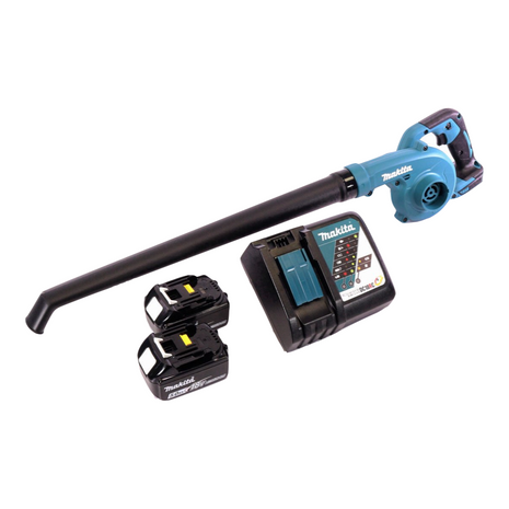 Makita DUB 186 RT cordless blower leaf blower 18 V + 2x rechargeable battery 5.0 Ah + charger