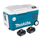 Makita DCW 180 M Raffreddatore e scaldavivande a batteria 36 V ( 2x 18 V ) 20 L + 2x batteria 4,0 Ah - senza caricabatterie