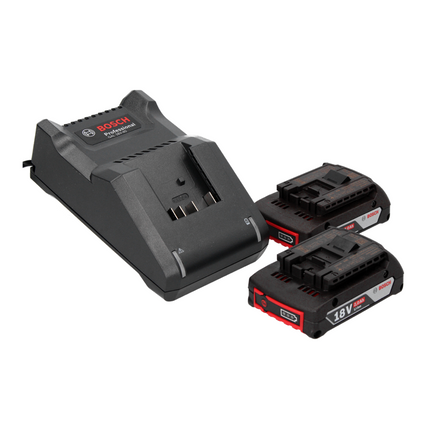 Bosch GSB 18V-55 Professional Trapano avvitatore a batteria 18V 55Nm Brushless + 2x Batterie 2,0 Ah + Caricabatterie +Valigetta L-Boxx ( 06019H5370 )