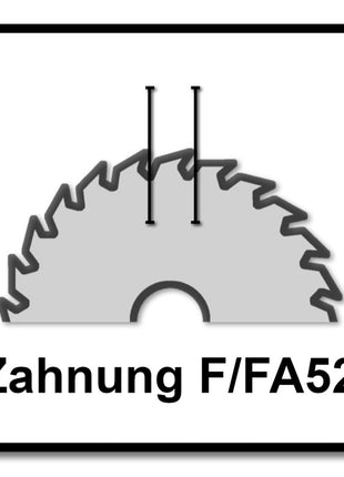 Festool Kreissägeblatt Aluminium / Plastics HW 160 x 1,8 x 20 mm F/FA52 ( 205555 ) für Tauchsägen TS 55 F, TSC 55 K & Handkreissägen HK 55, HKC 55 - Toolbrothers