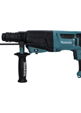 Makita HR 2630 TJ Kombihammer 800 W 2,4 J SDS Plus + 11 tlg. Bohrer Meißel Set + Schnellspannfutter + Makpac - Toolbrothers