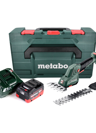 Metabo SGS 18 LTX Q Akku Gras und Strauchschere 18 V + 1x Akku 5,5 Ah + Ladegerät + metaBOX