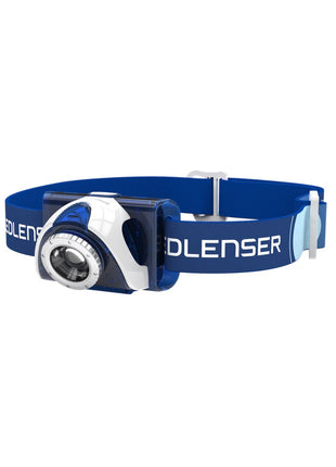 Ledlenser SEO7R LED Stirnlampe 220 lm IPX6 Blau ( 6107-R ) + 1x Akku + USB Kabel + 1x Batterie