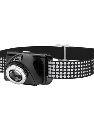 Ledlenser SEO7R LED Stirnlampe 220 lm IPX6 Schwarz ( 6107-RB ) + 1x Akku + 1x USB Kabel + 1x Batterie