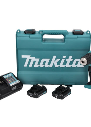 Makita DF 333 DWAE Akku Bohrschrauber 12 V max. 30 Nm + 2x Akku 2,0 Ah + Ladegerät + Koffer