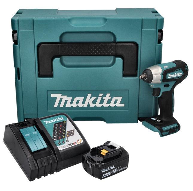 Makita DTW 180 RF1J Avvitatore a impatto a batteria 18 V 180 Nm 3/8" Brushless + 1x batteria 3,0 Ah + caricabatteria + Makpac