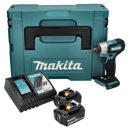 Avvitatore a impatto a batteria Makita DTW 180 RMJ 18 V 180 Nm 3/8" Brushless + 2x batteria 4,0 Ah + caricabatteria + Makpac