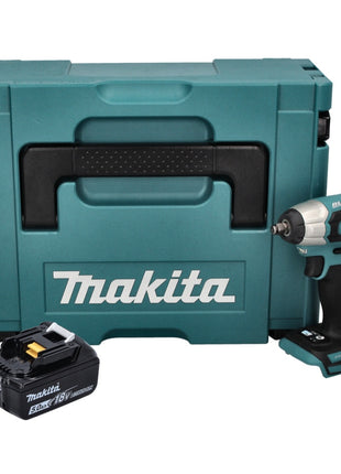 Makita DTW 180 T1J Akku Schlagschrauber 18 V 180 Nm 3/8" Brushless + 1x Akku 5,0 Ah + Makpac - ohne Ladegerät