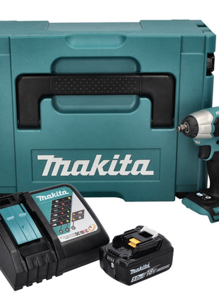 Makita DTW 180 RT1J Akku Schlagschrauber 18 V 180 Nm 3/8" Brushless + 1x Akku 5,0 Ah + Ladegerät + Makpac