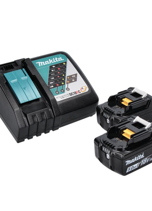 Makita DTW180RF1J Boulonneuse à choc 180Nm 18V 3/8" Brushless + 2x Batteries 5,0Ah + Chargeur + Coffret Makpac