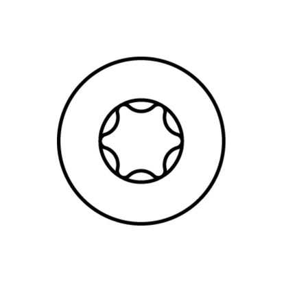 HECO TOPIX plus Viti per legno professionali 8,0 x 260 mm, 50 pz. ( 61353 ) - parzialmente filettata, testa bombata, T-Drive, zincata blu, A3K