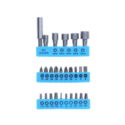 Vagner SDH YF-40819 26 teiliges Bit und Steckschlüssel Set