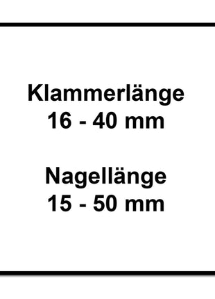 Scheppach Zubehör Set Druckluftnagler Set 4,7 - 7,5 bar ( 7906100715 ) inkl. Nägel + Klammern + Schutzbrille + Öl Flasche + Koffer