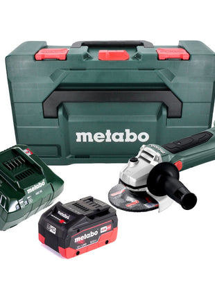 Metabo W 18 LTX 125 Akku Winkelschleifer 18 V 125 mm + 1x Akku 8,0 Ah + Ladegerät + metaBOX