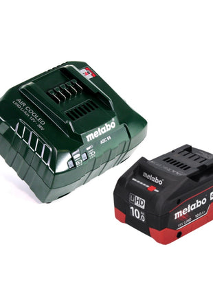 Metabo W 18 LTX 125 Akku Winkelschleifer 18 V 125 mm + 1x Akku 10,0 Ah + Ladegerät + metaBOX