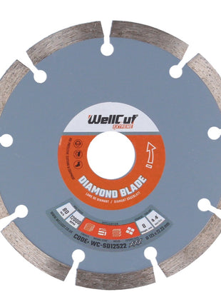 WellCut Diamond Blade Diamant Trennscheibe 125 x 22,23 mm 1 Stk. ( WC-SD12522 ) - Toolbrothers