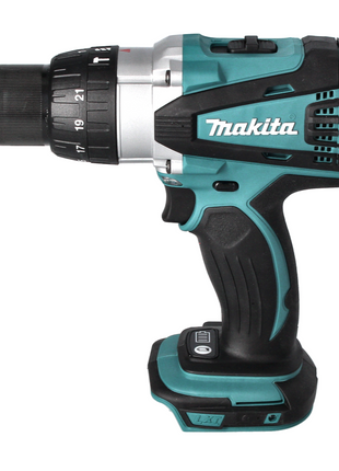 Makita DHP 458 RF1 Perceuse-visseuse à percussion sans fil 18 V 91 Nm + 1x Batterie 3,0 Ah + Chargeur + Jeu d'embouts - 44 pièces