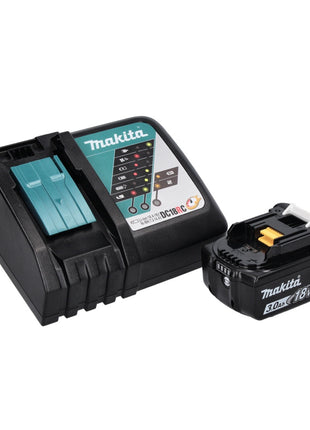 Makita DDF 485 RF1 Perceuse visseuse sans fil 50 Nm, 18V, sans balais + 1x Batterie 3,0 Ah + Chargeur + Set d'embouts 40 pièces